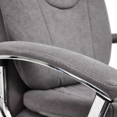 Кресло офисное Tetchair Softy Lux флок (серый)