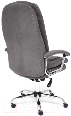 Кресло офисное Tetchair Softy Lux флок (серый)