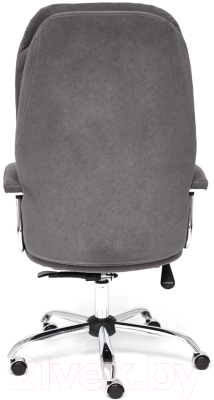 Кресло офисное Tetchair Softy Lux флок (серый)