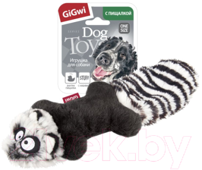Игрушка для собак Gigwi Енот / 75538