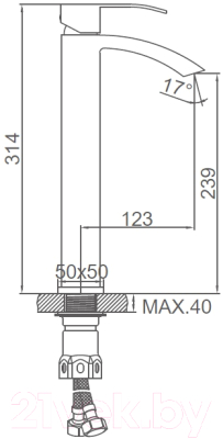 Смеситель Ledeme L71117