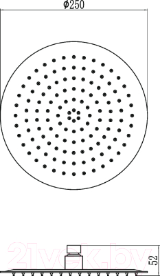 Лейка верхнего душа Ledeme L70013-25