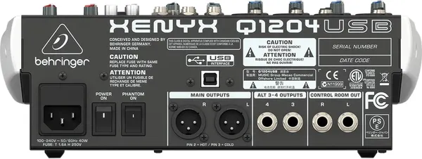 Микшерный пульт Behringer Q1204USB