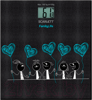 Напольные весы электронные Scarlett SC-BS33E019 - фото