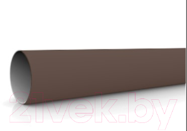 Труба водостока Ruplast 90мм ПВХ RAL 8014