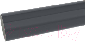 Труба водостока Ruplast 90мм ПВХ RAL 7024 - фото