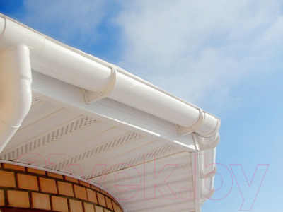 Угол желоба Ruplast Внутренний 90 градусов RAL 9010