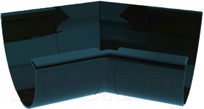 Угол желоба Ruplast Внутренний 135 градусов с уплотнителем RAL 7024 - фото