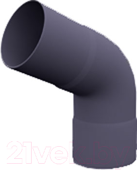 Колено трубы водосточной Ruplast 60 градусов RAL 7024 - фото