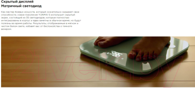 Напольные весы электронные Yunmai Scale S 