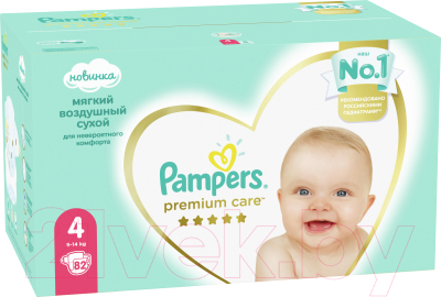 Подгузники детские Pampers Premium Care 4 Maxi