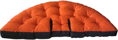 Бескаркасное кресло-трансформер Angellini 9с0011тр (S, оранжевый/серый)