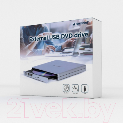 Привод DVD Multi Gembird DVD-USB-02-SV