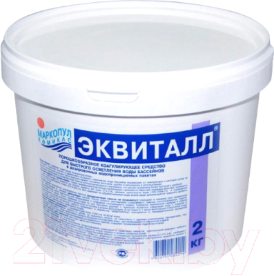 Коагулянт для бассейна Маркопул Кемиклс Эквиталл-порошок в ведре - фото