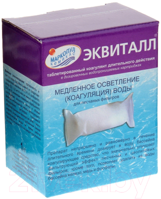 Коагулянт для бассейна Маркопул Кемиклс Эквиталл-таблетки медленного действия в картридже  - фото