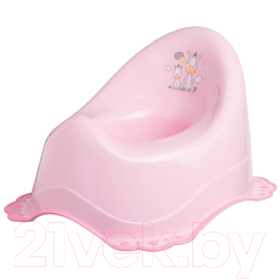 Детский горшок Maltex Зебра / 6517 (розовый) - фото