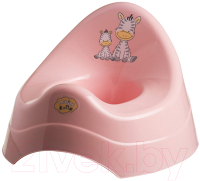 Детский горшок Maltex Зебра / 6500 (розовый) - фото