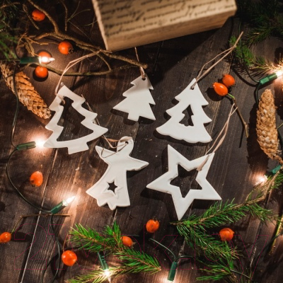 Набор елочных игрушек Нашы майстры Лесная сказка / 9024 - фото