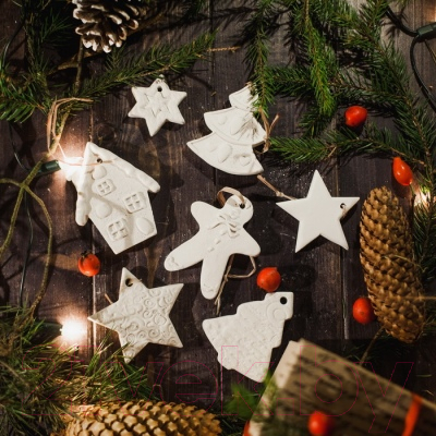 Набор елочных игрушек Нашы майстры Зимушка / 9028 - фото