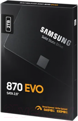 SSD диск Samsung 870 Evo Plus 2 TB (MZ-77E2T0BW)