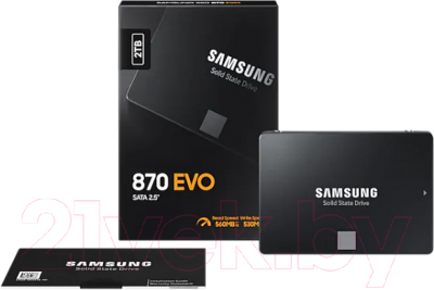 SSD диск Samsung 870 Evo Plus 2 TB (MZ-77E2T0BW)