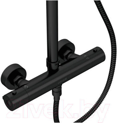 Душевая система Cersanit Brasko Black 63112