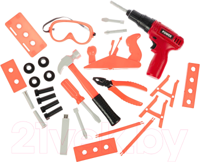 Набор инструментов игрушечный Bondibon Папины дети / ВВ5130