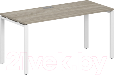 Письменный стол Norden 140x70x75 / SG.205.OL.63.WH (белый/дуб светлый) - фото