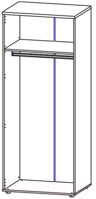 Шкаф Norden 80x60x195.5 / SG.822.OL.OL