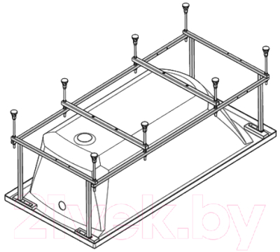 Каркас Roca Easy 170x70 / ZRU9302907