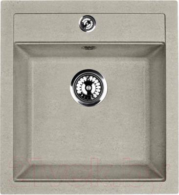Мойка кухонная ZORG Como 46 (серый жемчуг) - фото