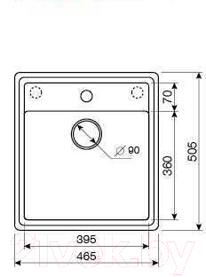 Мойка кухонная ZORG Como 46 (серый жемчуг)