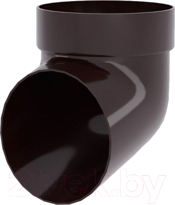 Колено трубы водосточной Grand Line ПВХ сливное RR 32 - фото