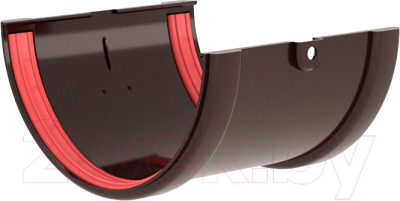 Соединитель желобов Grand Line ПВХ RR 32 - фото