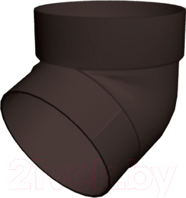 Колено трубы водосточной Grand Line ПВХ 67 градусов RR 32 - фото