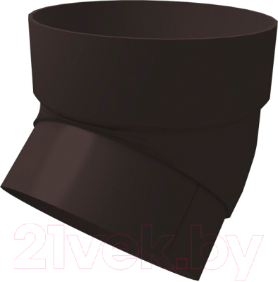 Колено трубы водосточной Grand Line ПВХ 45 градусов RR 32 - фото