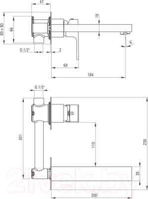 Смеситель Deante BBZ N54L