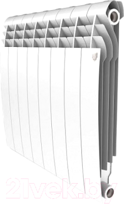 Радиатор биметаллический Royal Thermo BiLiner 500 Bianco Traffico (8 секций) - фото
