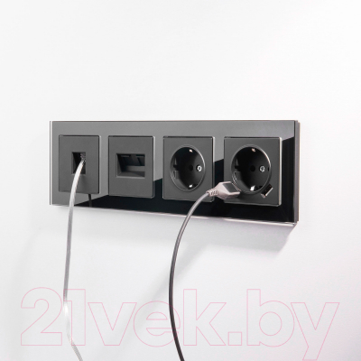 Рамка для выключателей и розеток Werkel W0041108 / a051436