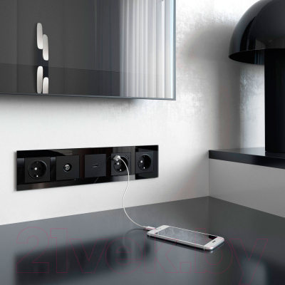 Рамка для выключателей и розеток Werkel W0051108 / a051437