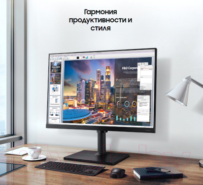 Монитор Samsung F24T450FQI (LF24T450FQIXCI)