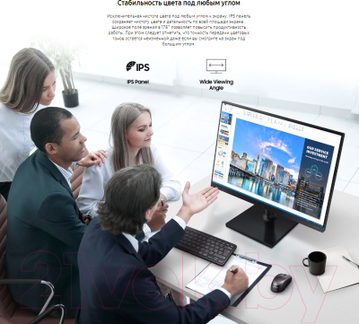 Монитор Samsung F24T450FQI (LF24T450FQIXCI)