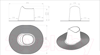 Проходка кровельная Vilpe Huopa Высокий 110-160мм / 740752