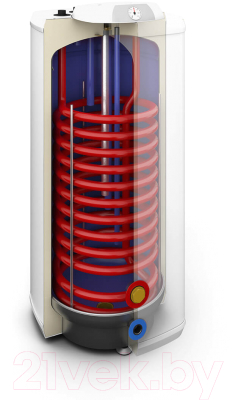 Бойлер косвенного нагрева Galmet Kwadro SGW(S) 120 FL / 26-125500 (белый)