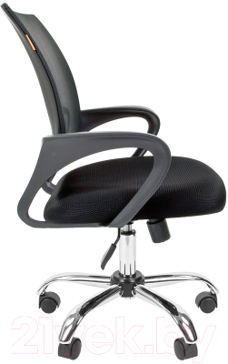 Кресло офисное Chairman 696 Chrome (черный)