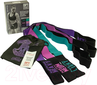 Набор эспандеров Original FitTools FT-UNIQ - фото
