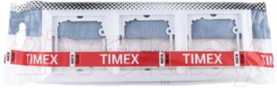 Рамка для выключателей и розеток TIMEX Opal OPBL-RA3
