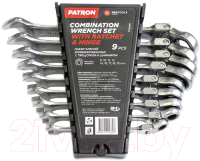 Набор ключей Patron P-51092F - фото