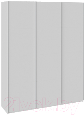 Шкаф-купе ТриЯ Траст СШК 2.180.60-11.11.11 3-х дверный (белый снег) - фото