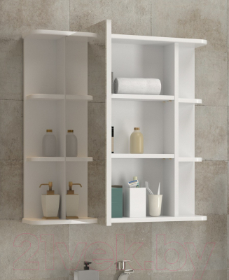 Шкаф с зеркалом для ванной Vigo Nova 700